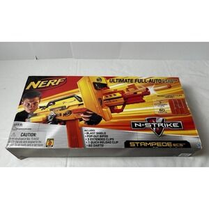 NIB NERF N-Strike Stampede ECS Ultimate Full-Auto Clip System Dart Blaster